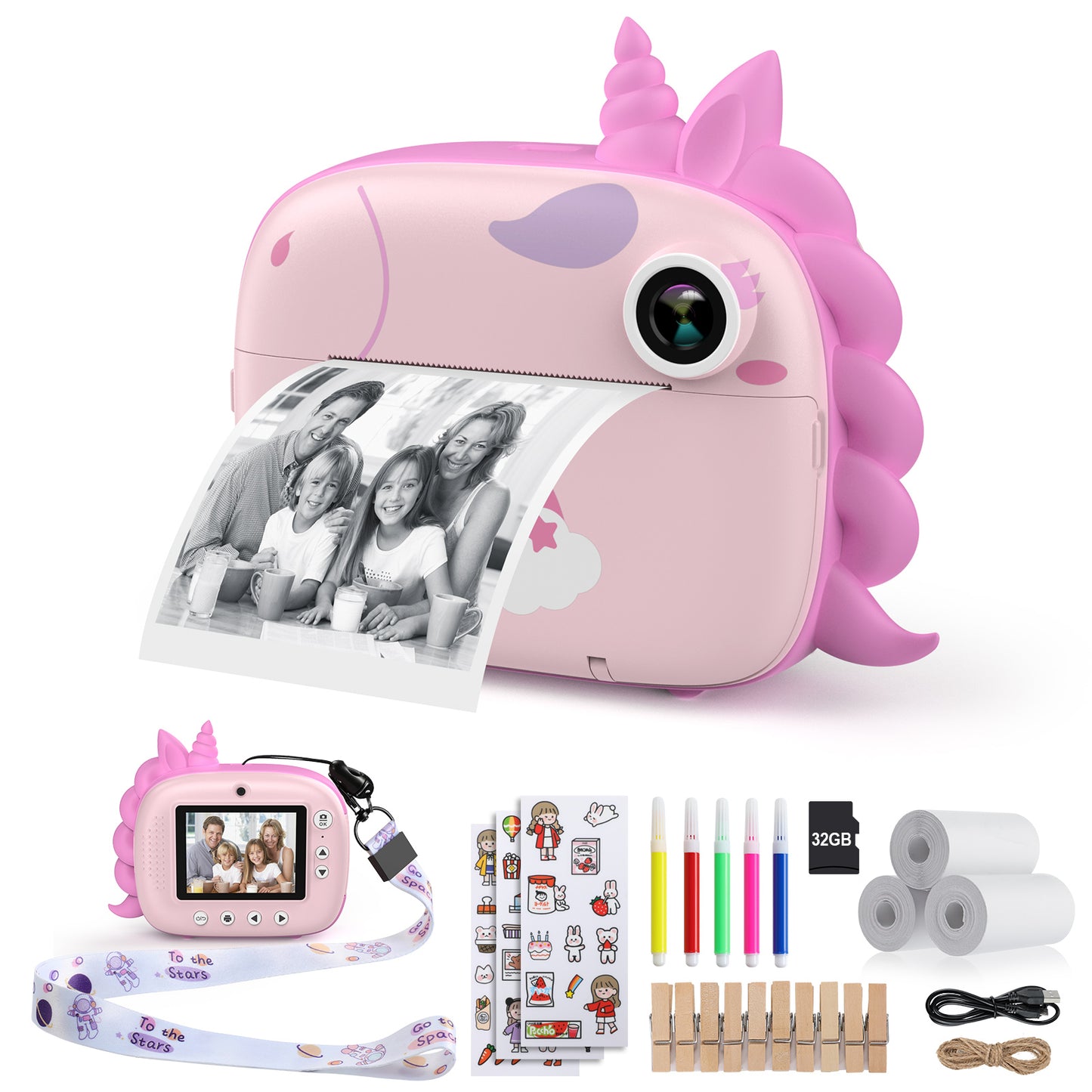 Kids Instant Camera - Unicorn