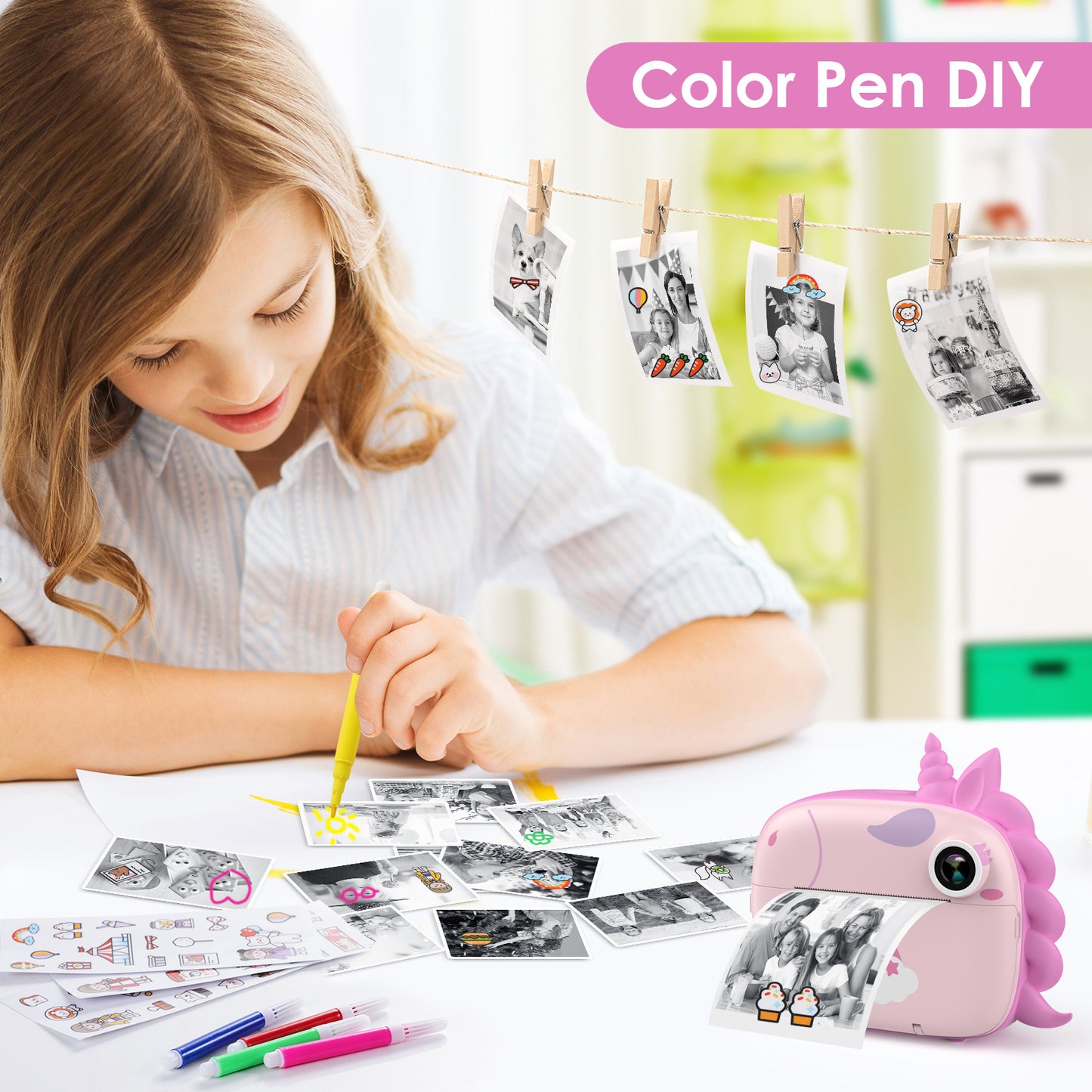 Kids Instant Camera - Unicorn