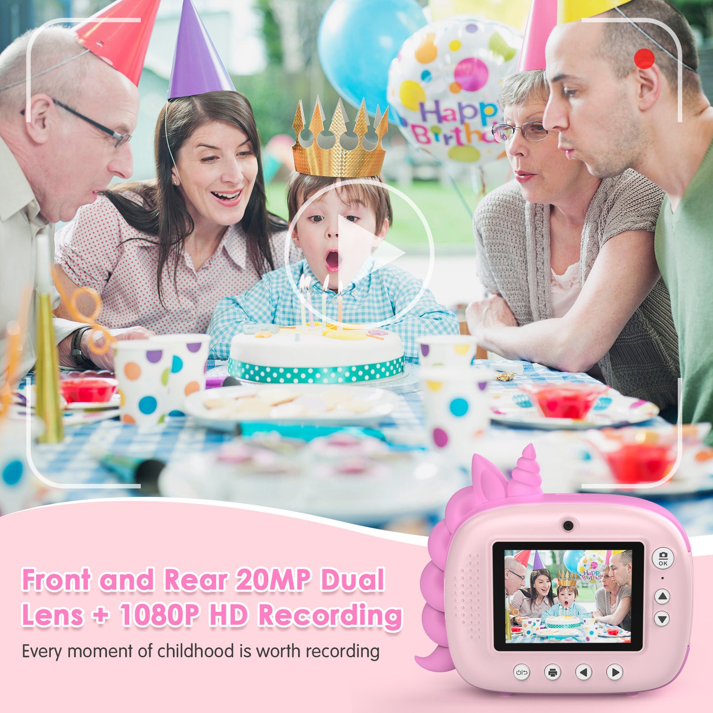 Kids Instant Camera - Unicorn